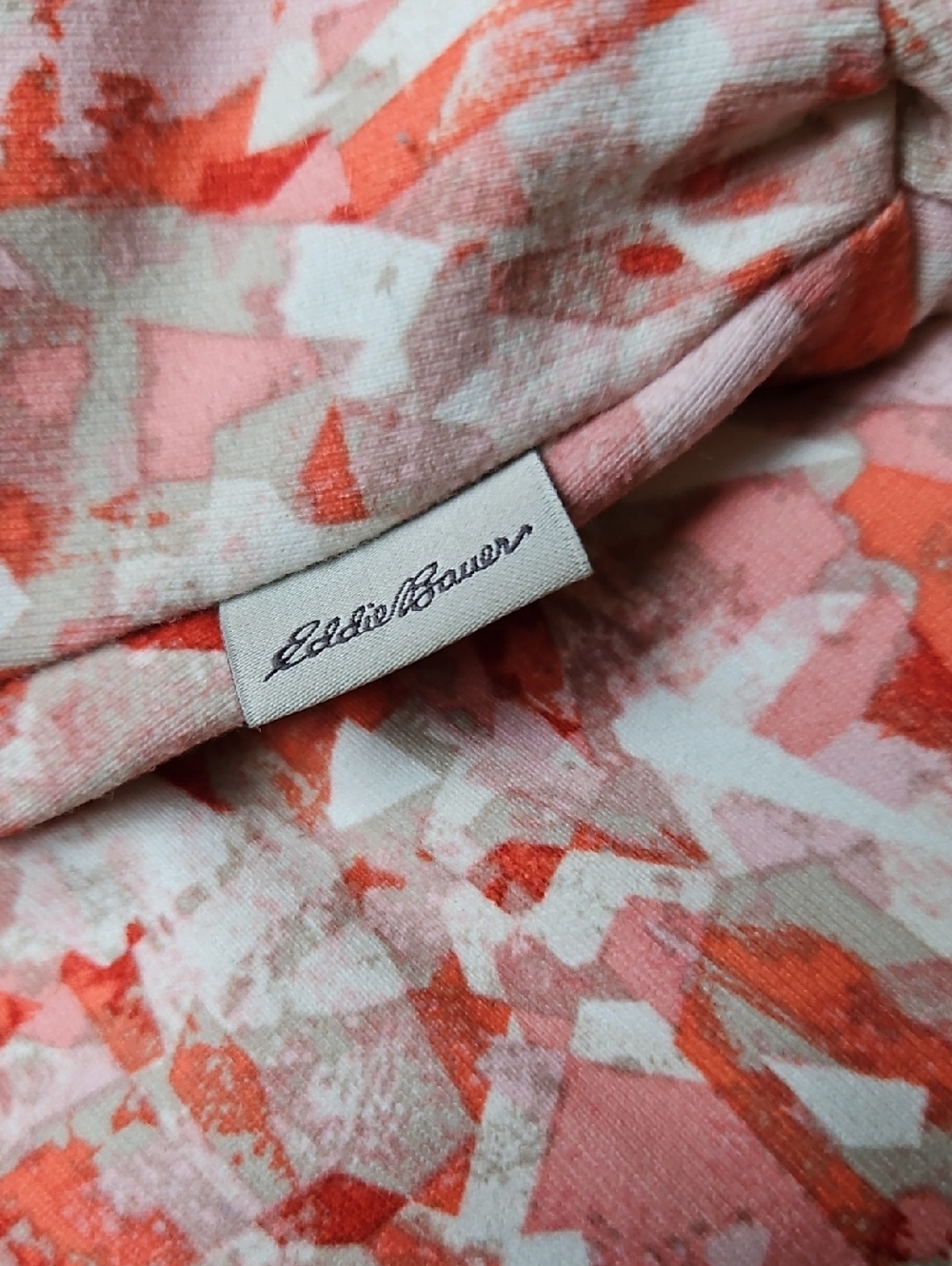 Eddie Bauer Sleeveless Coral Print A-Line Dress. XS - Picture 6 of 6